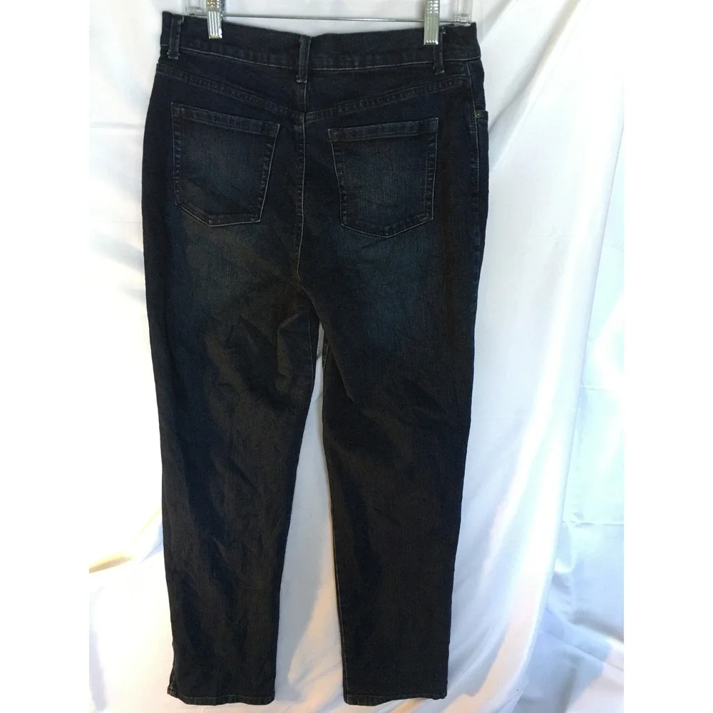 Gloria Vanderbilt Amanda High Rise Tapered Jeans Dark Wash Denim Mens Size 10